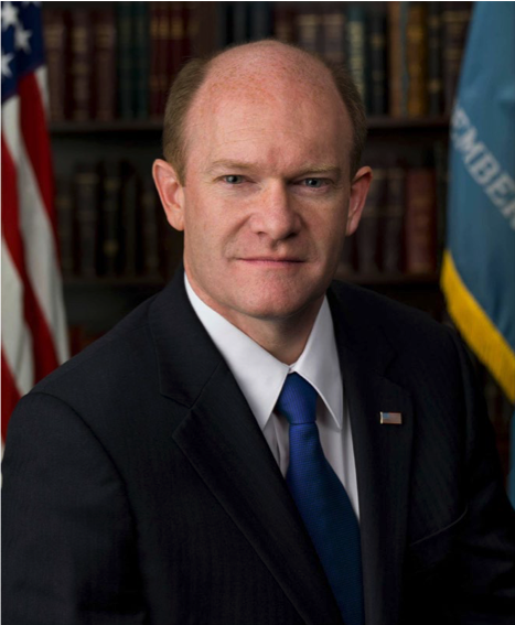 portrait of senator Christopher Coons