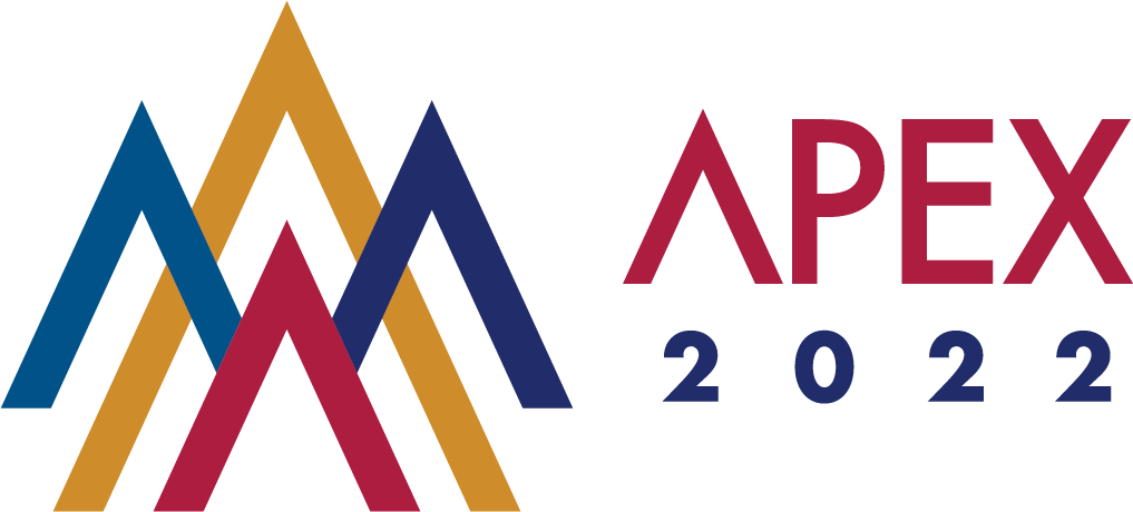 APEX conference 'mountain' logo